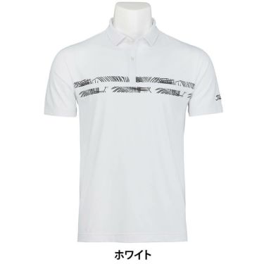 タイトリスト Titleist　メンズ ベア天竺 リーフプリント 半袖 ポロシャツ TMPMS108J　2025年モデル 詳細2