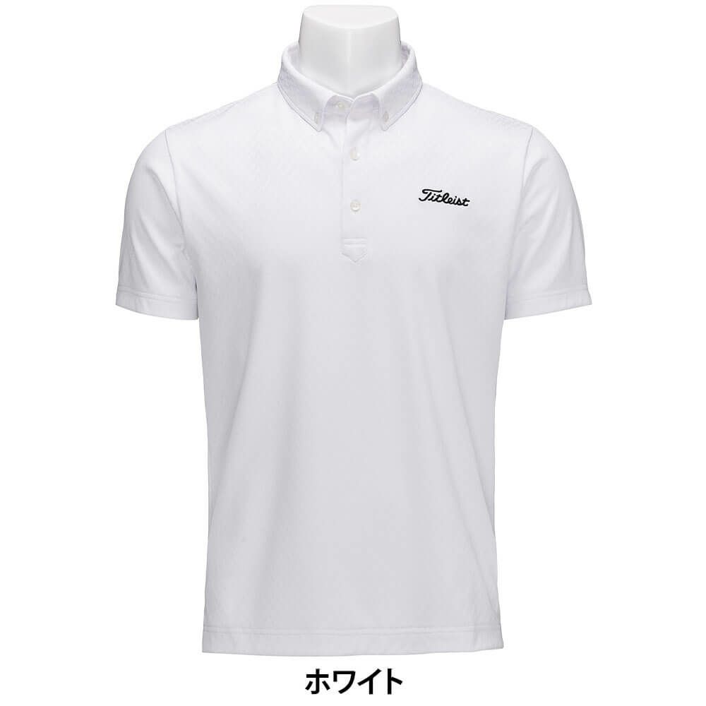 タイトリスト Titleist　メンズ デジタル柄 ジャカード 半袖 ポロシャツ TMPMS111J　2025年モデル 詳細3