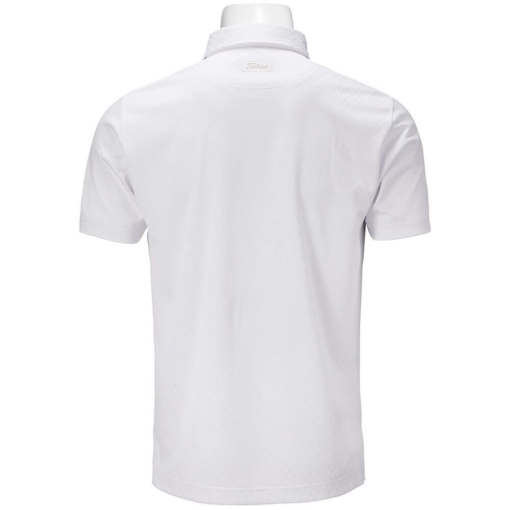 タイトリスト Titleist　メンズ デジタル柄 ジャカード 半袖 ポロシャツ TMPMS111J　2025年モデル 詳細4