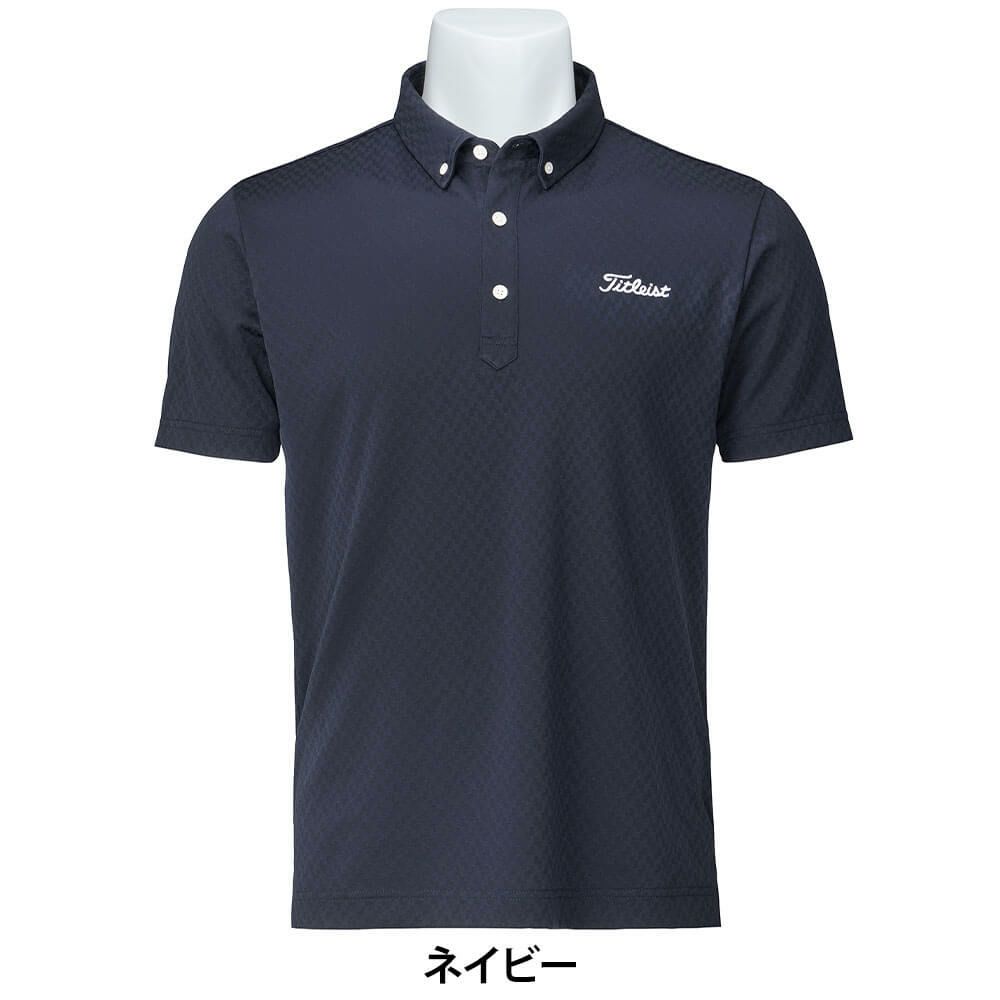 タイトリスト Titleist　メンズ デジタル柄 ジャカード 半袖 ポロシャツ TMPMS111J　2025年モデル 詳細6