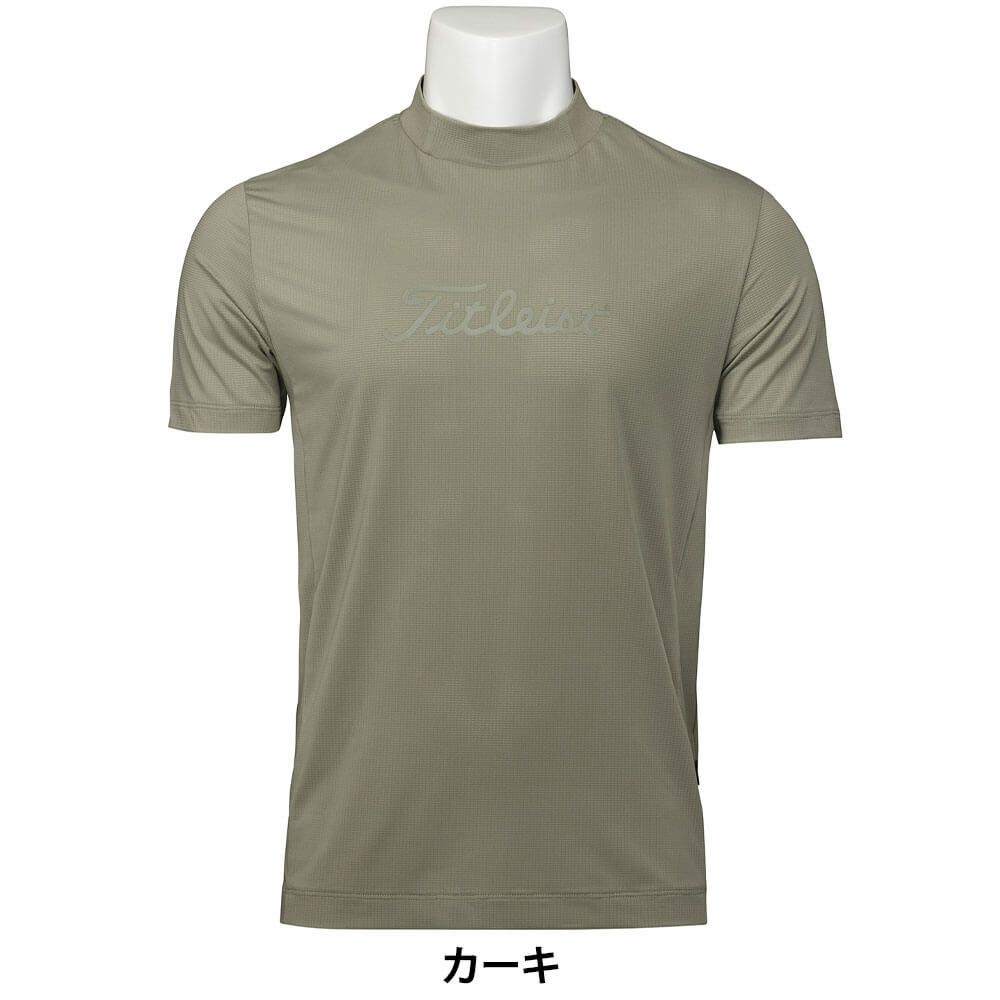 タイトリスト Titleist　メンズ パワードライ 半袖 モックネックシャツ TMPMS112J　2025年モデル 詳細7