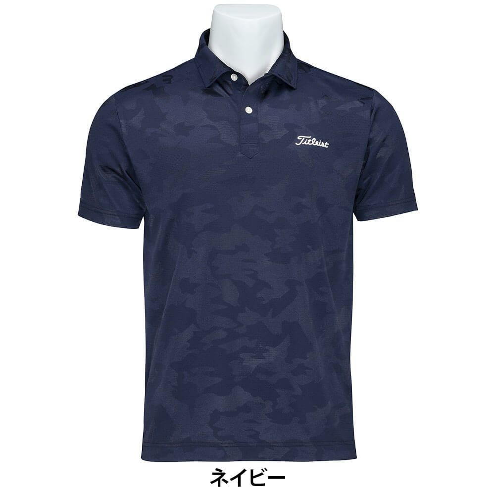 タイトリスト Titleist　メンズ カモフラージュ ジャカード 半袖 ポロシャツ TMPMS114J　2025年モデル 詳細2