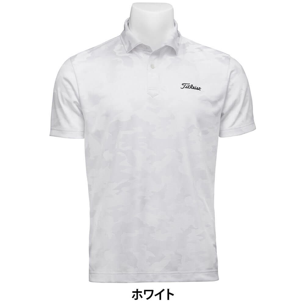 タイトリスト Titleist　メンズ カモフラージュ ジャカード 半袖 ポロシャツ TMPMS114J　2025年モデル 詳細3