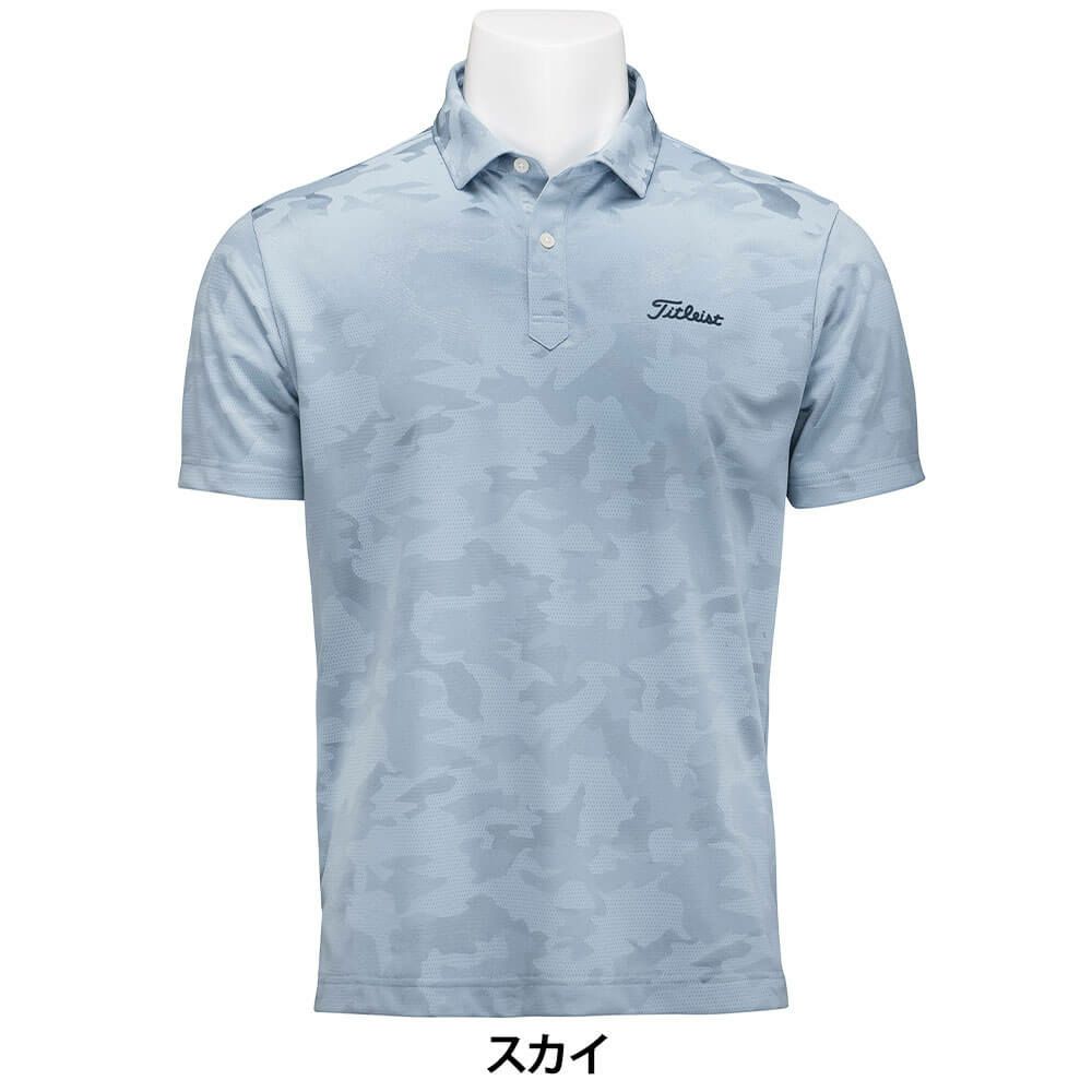 タイトリスト Titleist　メンズ カモフラージュ ジャカード 半袖 ポロシャツ TMPMS114J　2025年モデル 詳細5
