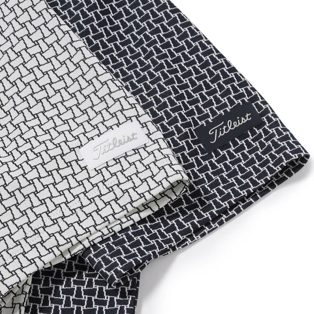 タイトリスト Titleist　メンズ ジャカード 半袖 ボタンダウン ポロシャツ TMPMS117J　2025年モデル 詳細5