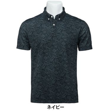 タイトリスト Titleist　メンズ ホールメッシュ ボタニカルプリント 半袖 ポロシャツ TMPMS121J　2025年モデル 詳細3