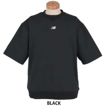 ニューバランスゴルフ　メンズ スウェット ハーフスリーブ クルーネック シャツ 012-5164001　2025年モデル 詳細2