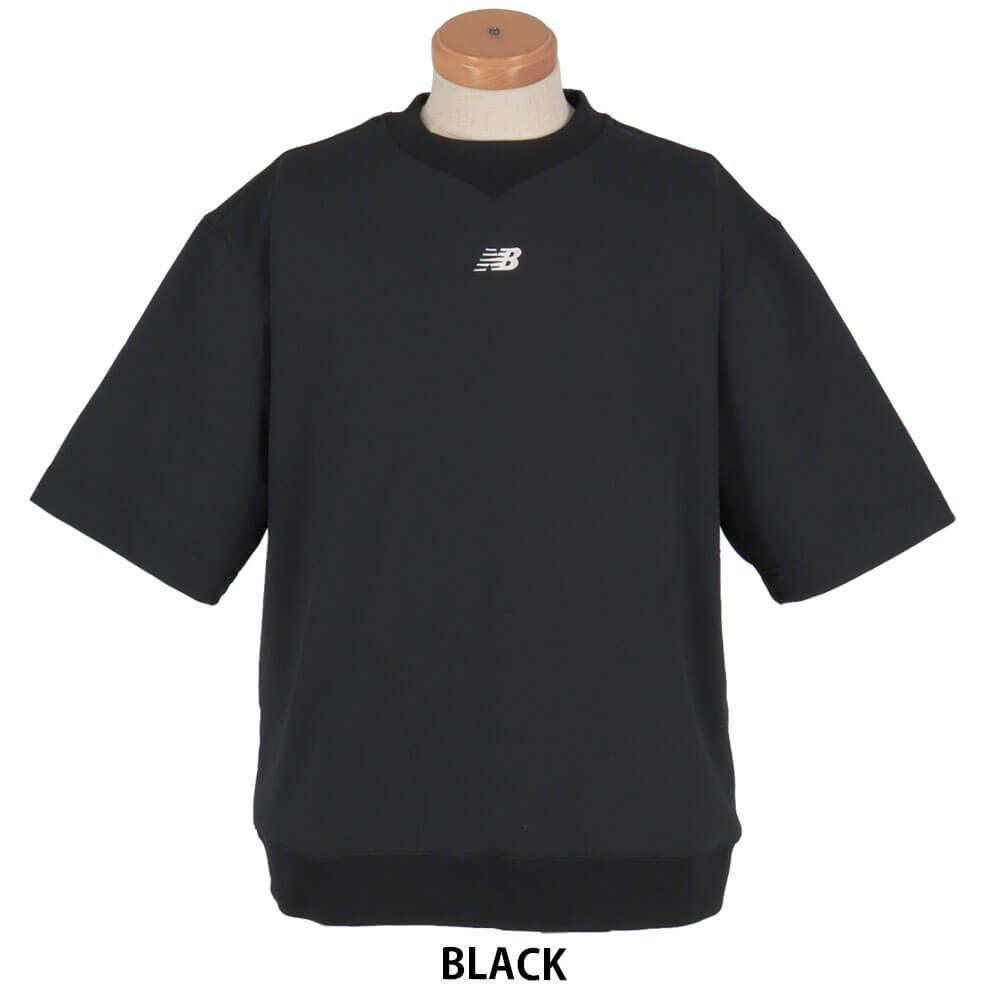 ニューバランスゴルフ　メンズ スウェット ハーフスリーブ クルーネック シャツ 012-5164001　2025年モデル 詳細2