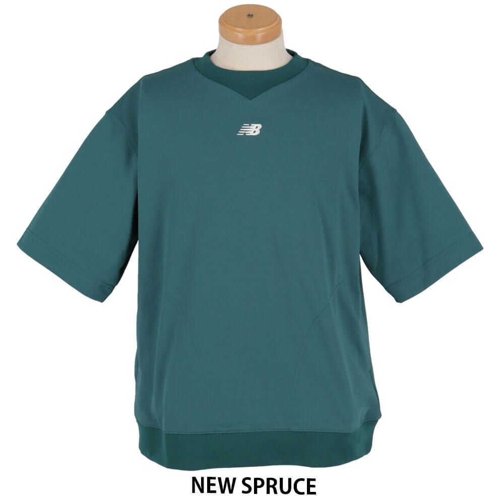 ニューバランスゴルフ　メンズ スウェット ハーフスリーブ クルーネック シャツ 012-5164001　2025年モデル 詳細5