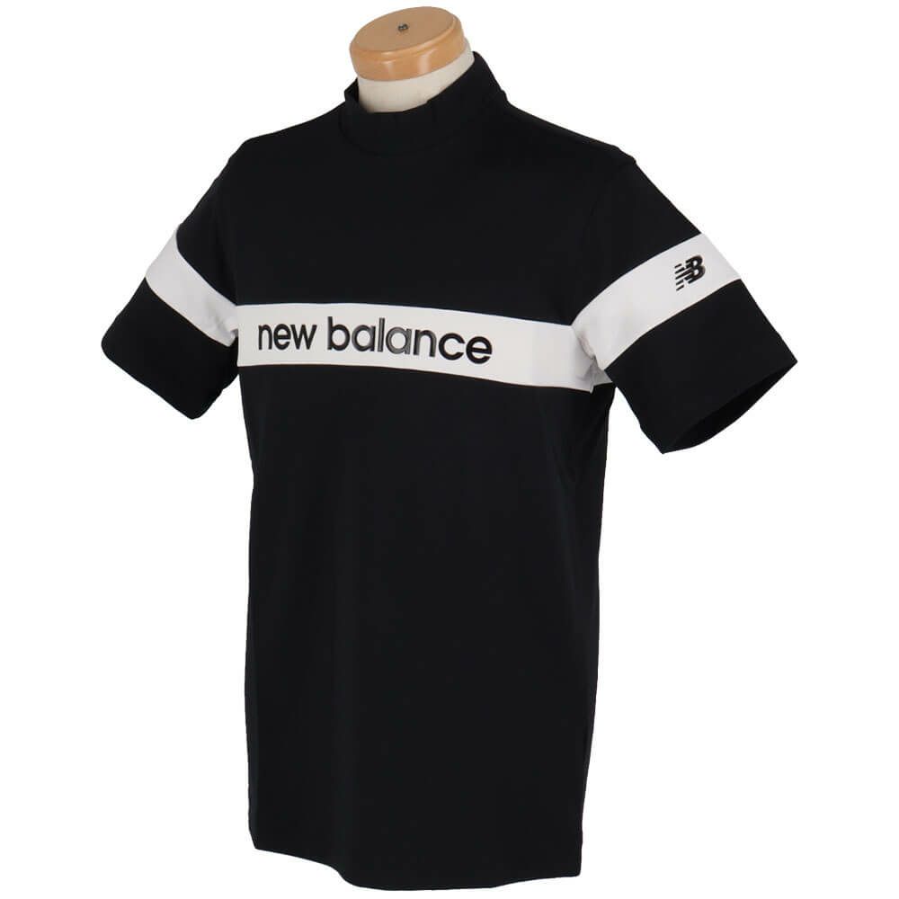 ニューバランスゴルフ　メンズ 配色ラインロゴ 半袖 モックネック シャツ 012-5166002　2025年モデル 詳細4