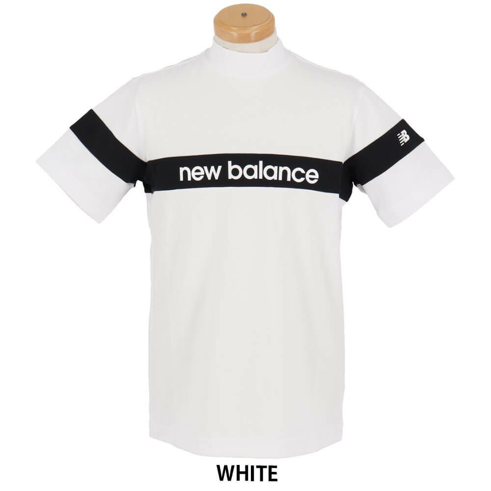 ニューバランスゴルフ　メンズ 配色ラインロゴ 半袖 モックネック シャツ 012-5166002　2025年モデル 詳細8