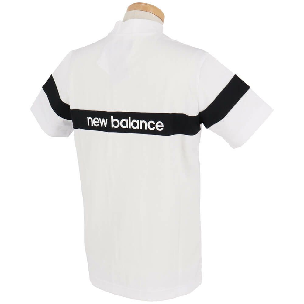 ニューバランスゴルフ　メンズ 配色ラインロゴ 半袖 モックネック シャツ 012-5166002　2025年モデル 詳細9