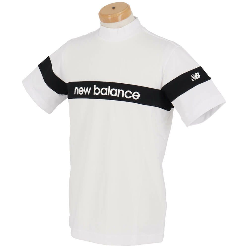 ニューバランスゴルフ　メンズ 配色ラインロゴ 半袖 モックネック シャツ 012-5166002　2025年モデル 詳細10