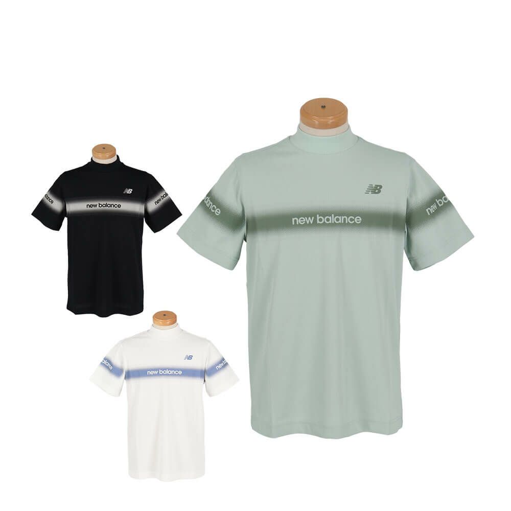 新品】ニューバランス／ハイネック／モックネック／半袖 スポーツ