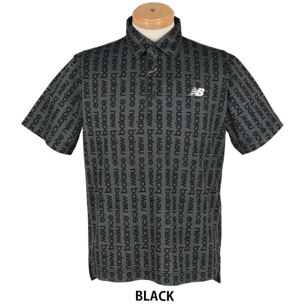 ニューバランスゴルフ　メンズ ロゴストライプ柄 半袖 ポロシャツ 012-5168006　2025年モデル 詳細2