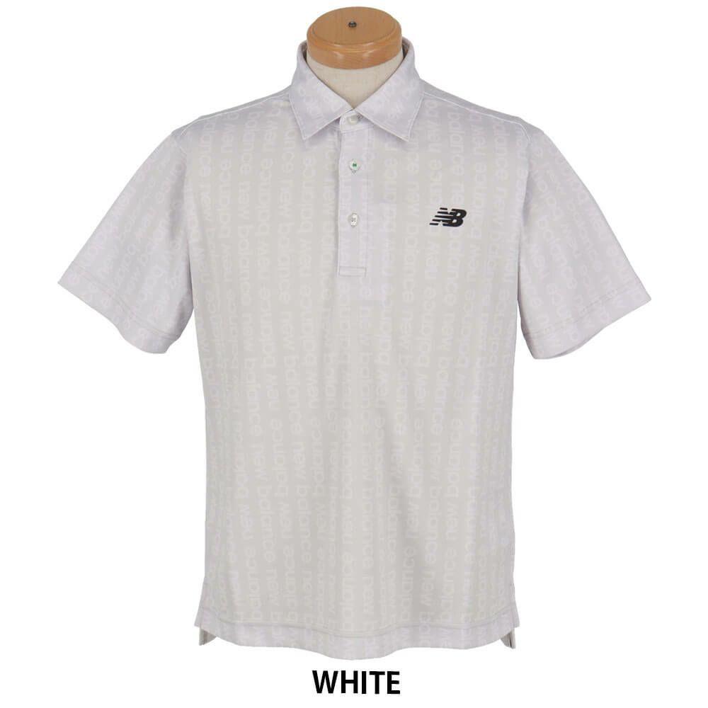 ニューバランスゴルフ　メンズ ロゴストライプ柄 半袖 ポロシャツ 012-5168006　2025年モデル 詳細5