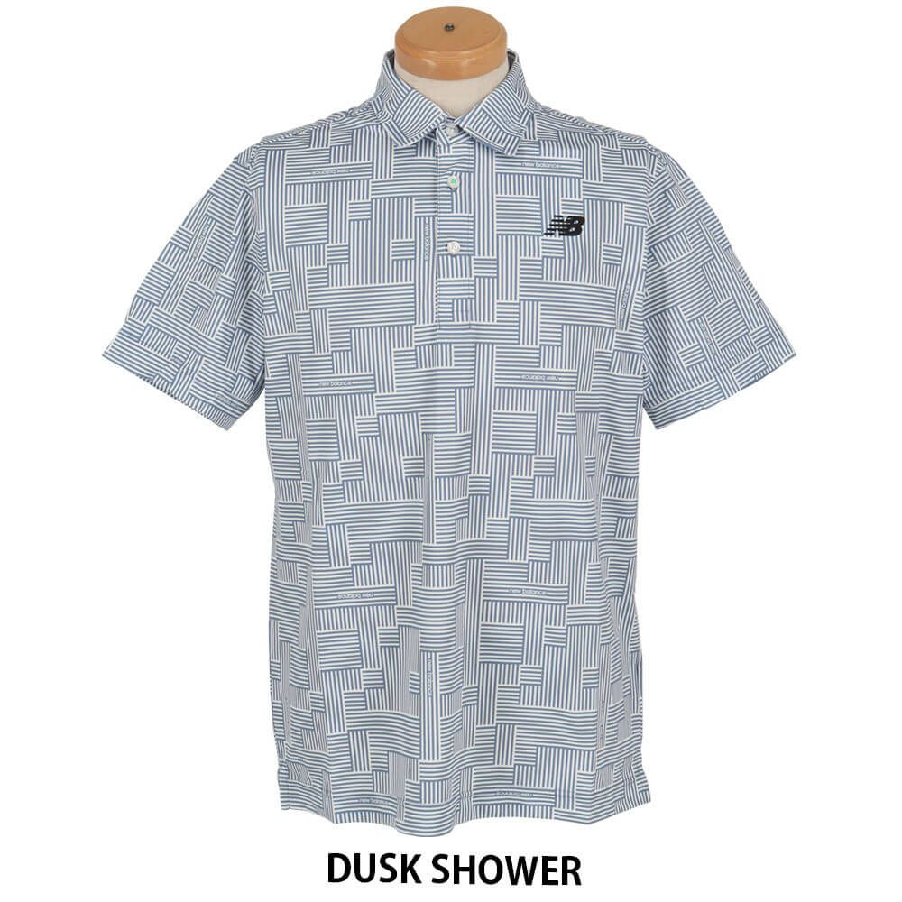 ニューバランスゴルフ　メンズ メッシュ ジオメトリ 半袖 ポロシャツ 012-5168010　2025年モデル 詳細5