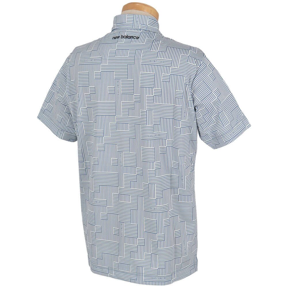 ニューバランスゴルフ　メンズ メッシュ ジオメトリ 半袖 ポロシャツ 012-5168010　2025年モデル 詳細6