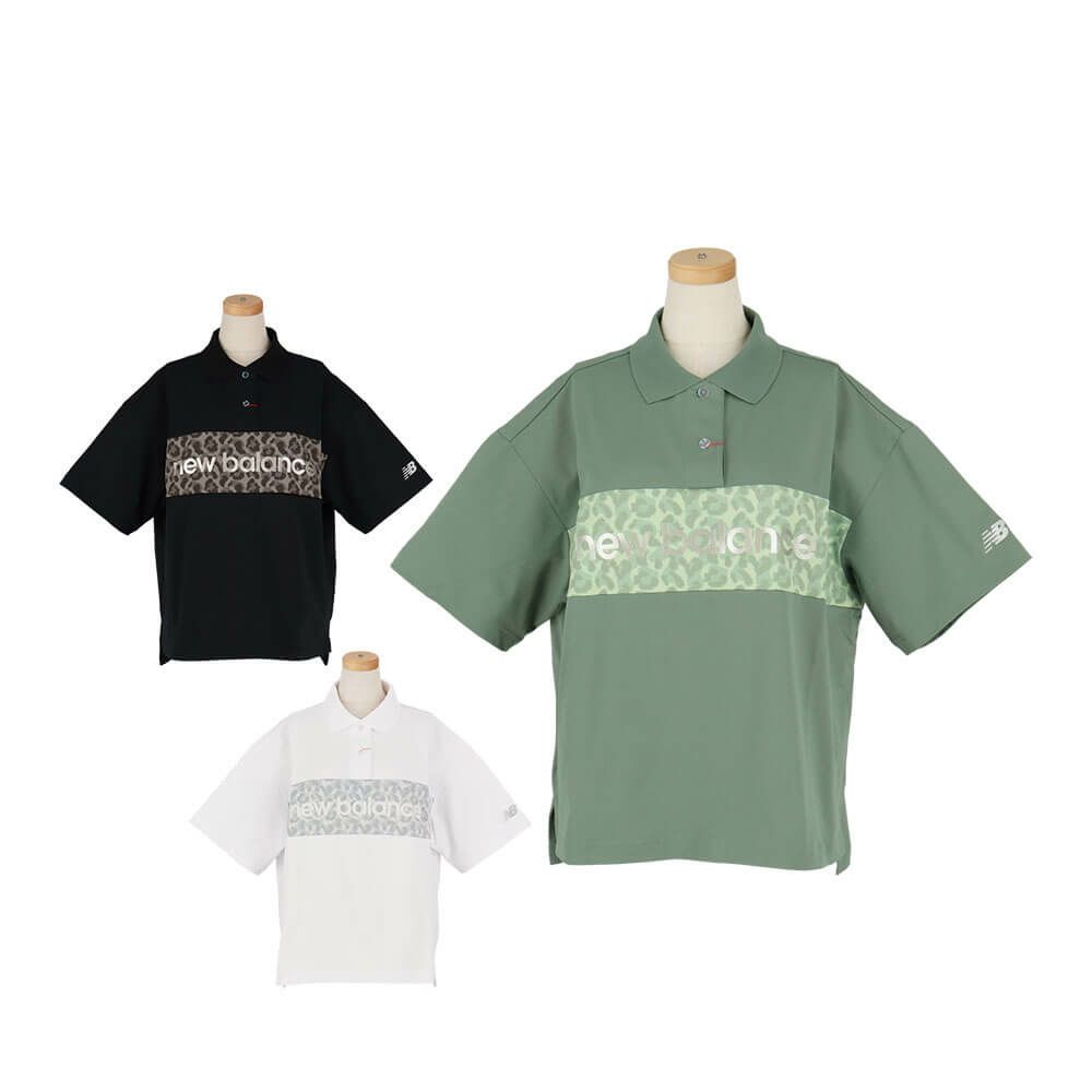 ニューバランスゴルフ　レディース ハーフスリーブ ビッグ ポロシャツ 012-5160503　2025年モデル