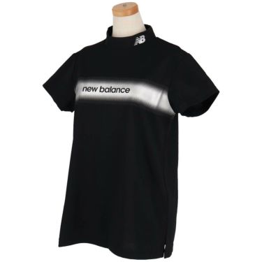 ニューバランスゴルフ　レディース 配色ロゴライン 半袖 モックネック シャツ 012-5166509　2025年モデル 詳細4