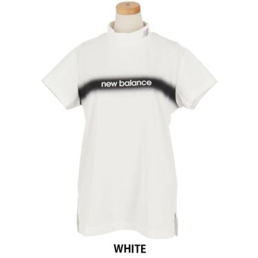 ニューバランスゴルフ　レディース 配色ロゴライン 半袖 モックネック シャツ 012-5166509　2025年モデル 詳細5