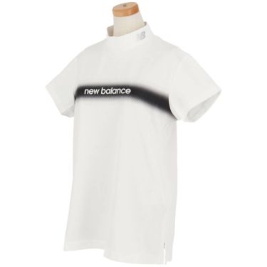 ニューバランスゴルフ　レディース 配色ロゴライン 半袖 モックネック シャツ 012-5166509　2025年モデル 詳細7