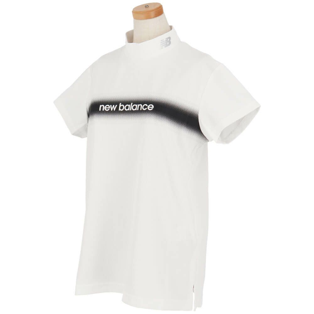 ニューバランスゴルフ　レディース 配色ロゴライン 半袖 モックネック シャツ 012-5166509　2025年モデル 詳細7