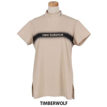 ニューバランスゴルフ　レディース 配色ロゴライン 半袖 モックネック シャツ 012-5166509　2025年モデル 詳細8