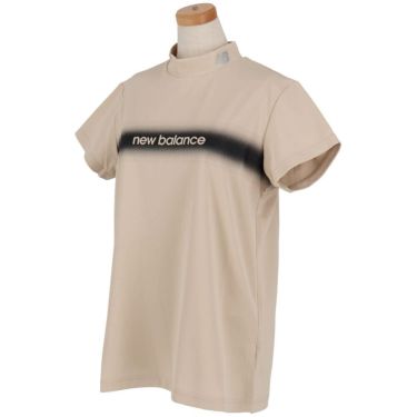 ニューバランスゴルフ　レディース 配色ロゴライン 半袖 モックネック シャツ 012-5166509　2025年モデル 詳細10