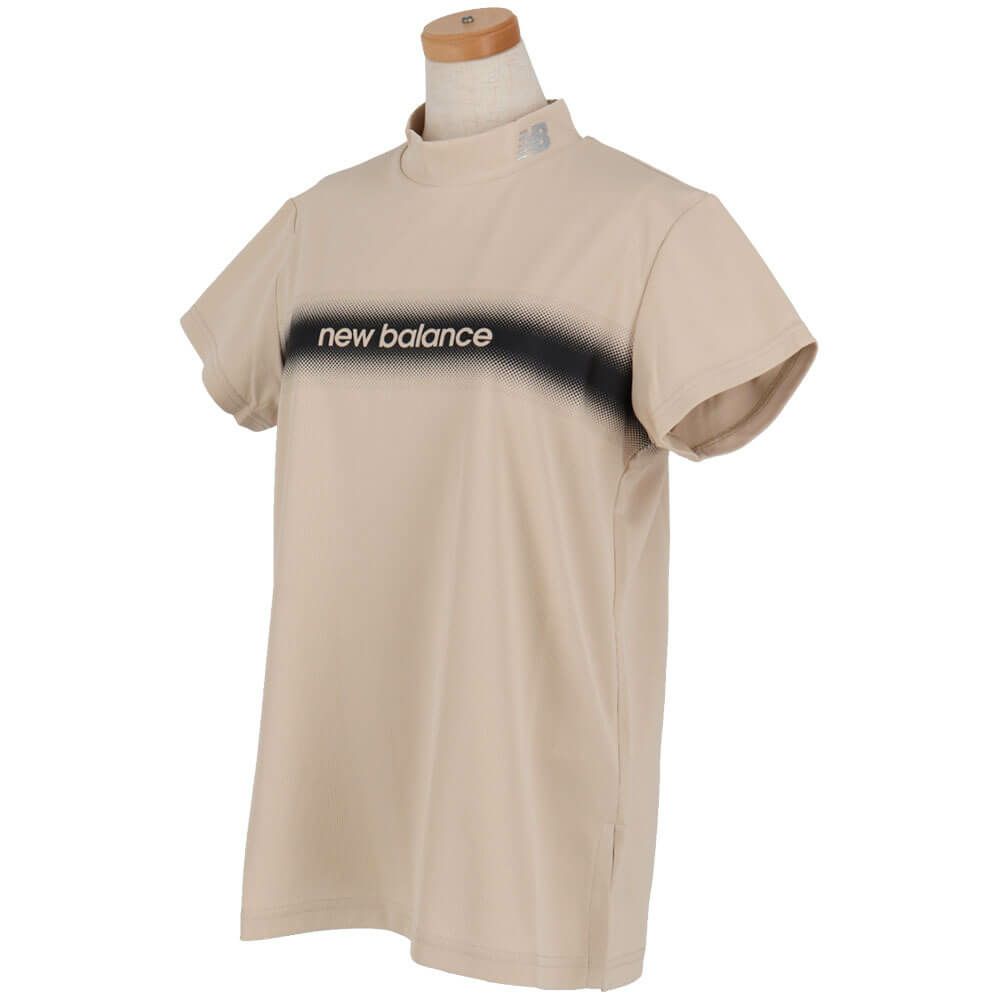 ニューバランスゴルフ　レディース 配色ロゴライン 半袖 モックネック シャツ 012-5166509　2025年モデル 詳細10