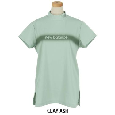 ニューバランスゴルフ　レディース 配色ロゴライン 半袖 モックネック シャツ 012-5166509　2025年モデル 詳細11