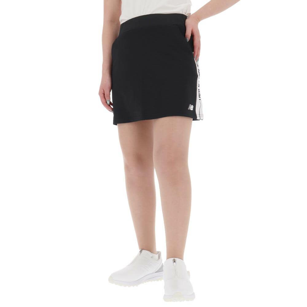 ニューバランスゴルフ　レディース ロゴプリント タックボーダー インナーパンツ一体型 スカート 012-5134508　2025年モデル 詳細4