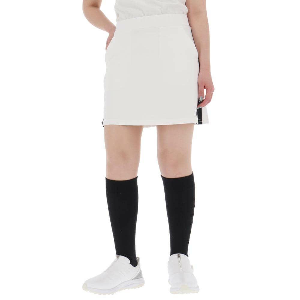 ニューバランスゴルフ　レディース ロゴプリント タックボーダー インナーパンツ一体型 スカート 012-5134508　2025年モデル 詳細9