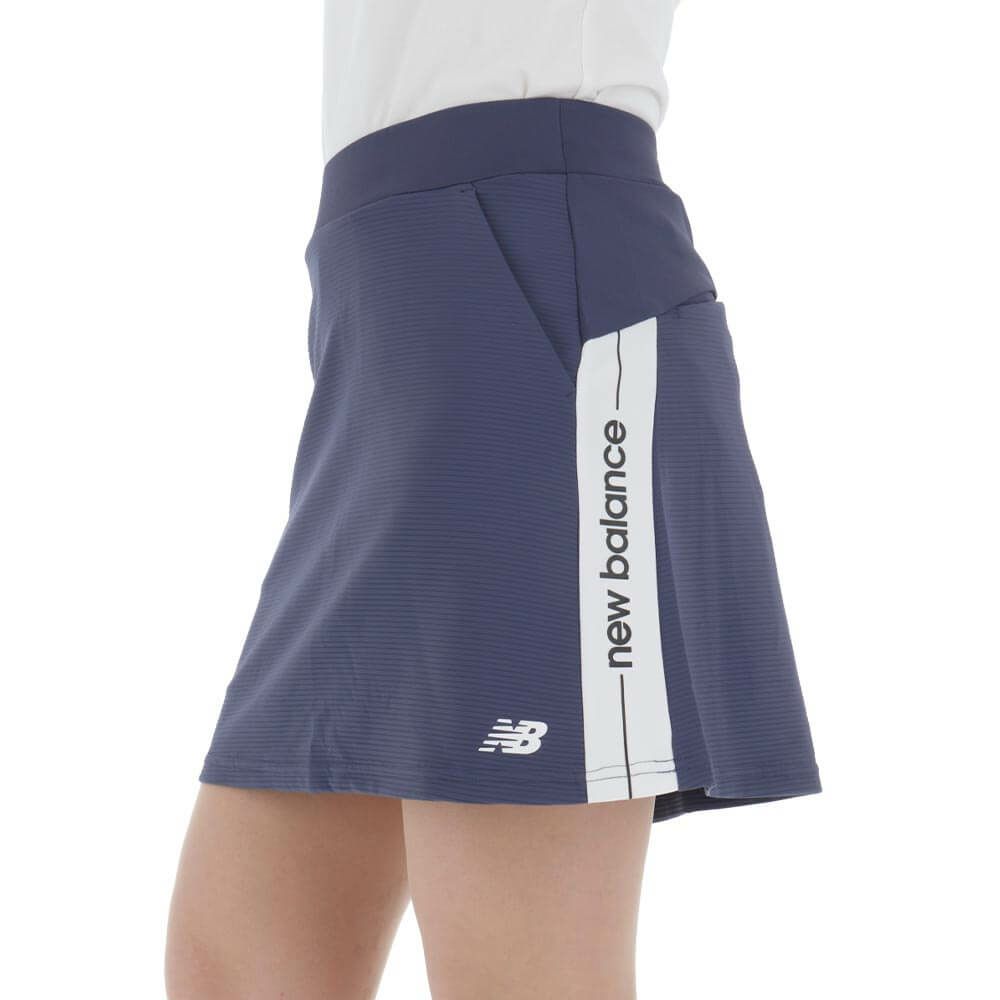 ニューバランスゴルフ　レディース ロゴプリント タックボーダー インナーパンツ一体型 スカート 012-5134508　2025年モデル 詳細18