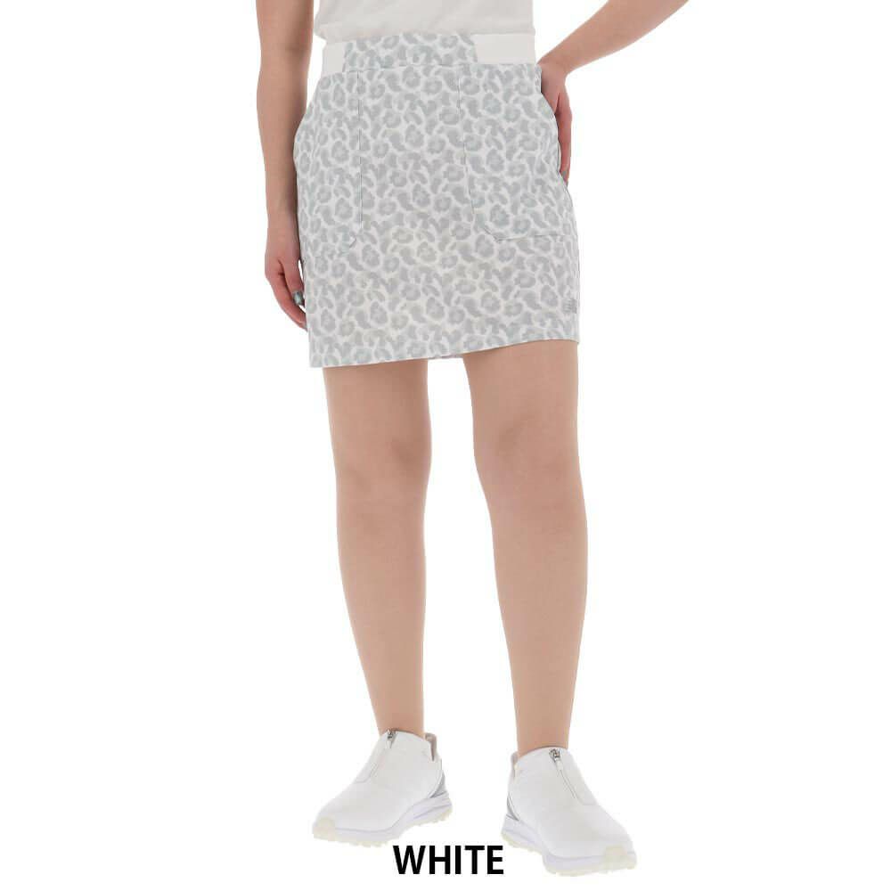 ニューバランスゴルフ　レディース レオパード柄 ストレッチ スカート 012-5134509　2025年モデル 詳細2