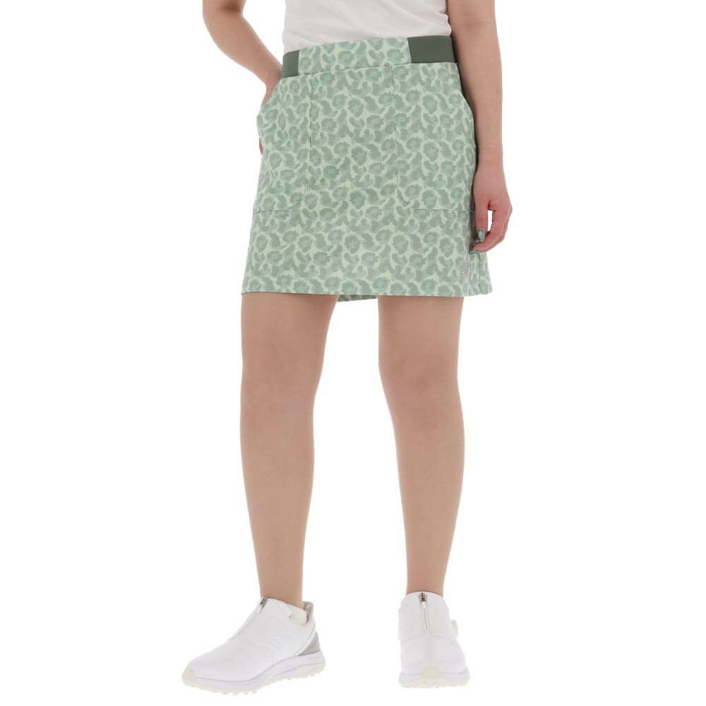 ニューバランスゴルフ　レディース レオパード柄 ストレッチ スカート 012-5134509　2025年モデル 詳細7