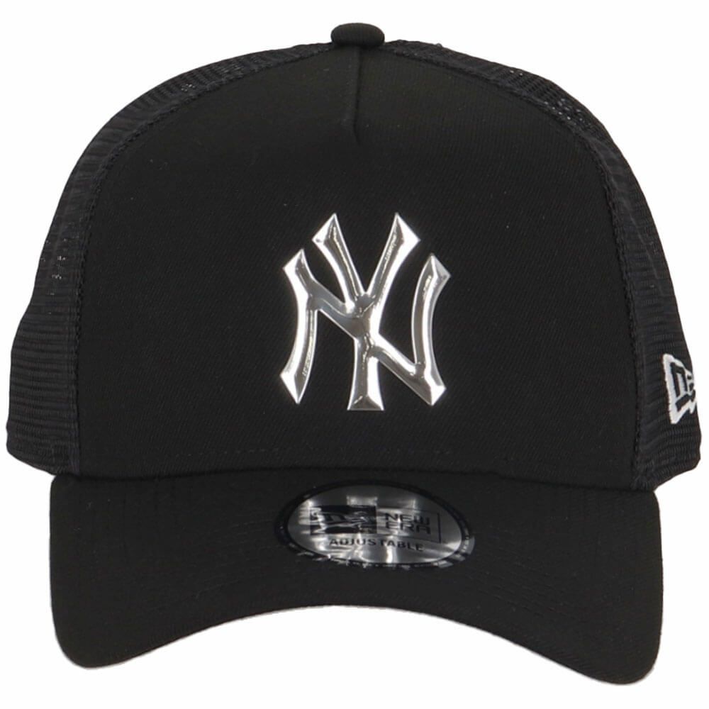ニューエラ NEW ERA　キャップ 9FORTY A-Frame トラッカー TPU Logo New York Yankees ニューヨーク・ヤンキース 14388593 ブラック 詳細3