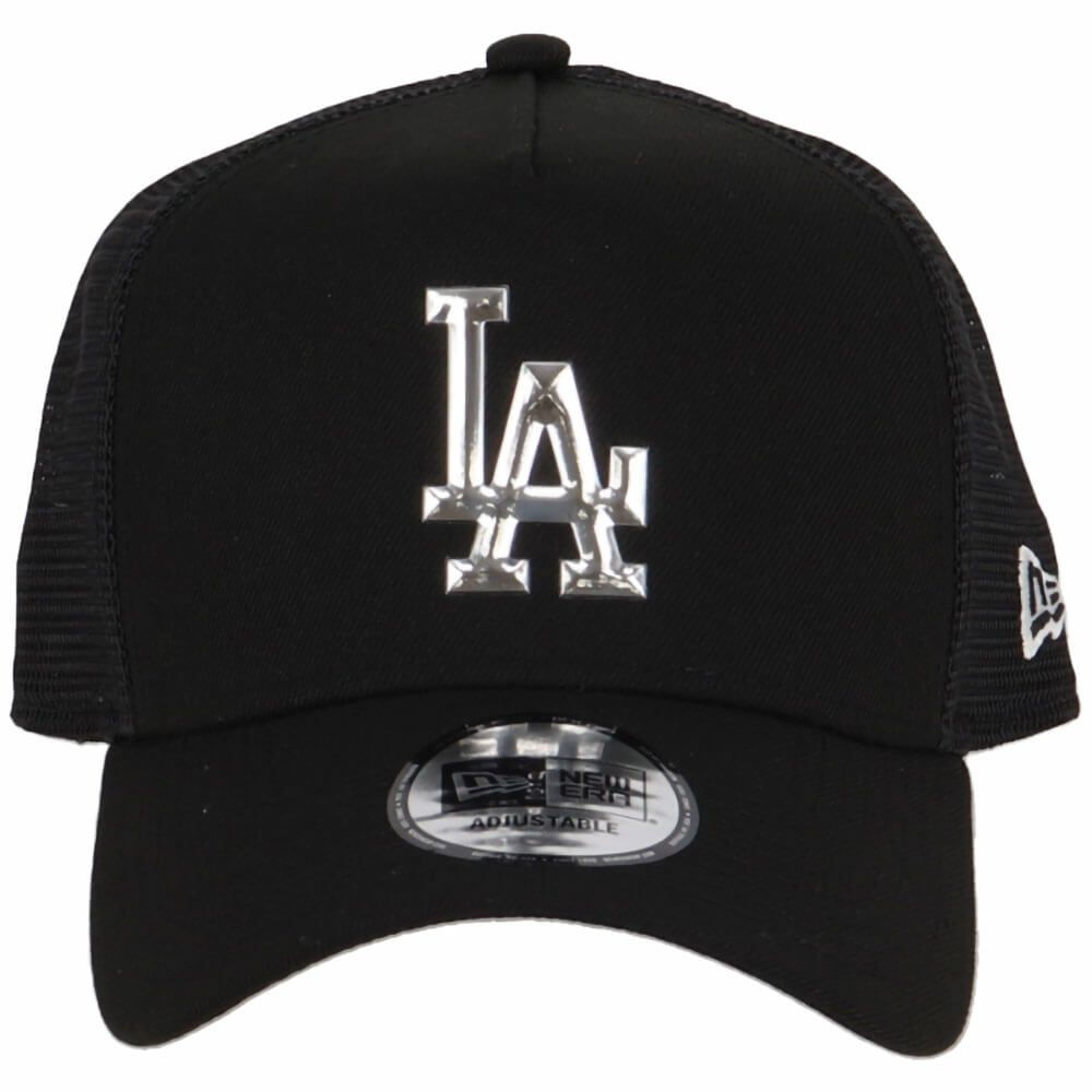 ニューエラ NEW ERA　キャップ 9FORTY A-Frame トラッカー TPU Logo Los Angeles Dodgers ロサンゼルス・ドジャース 14388594 ブラック 詳細3