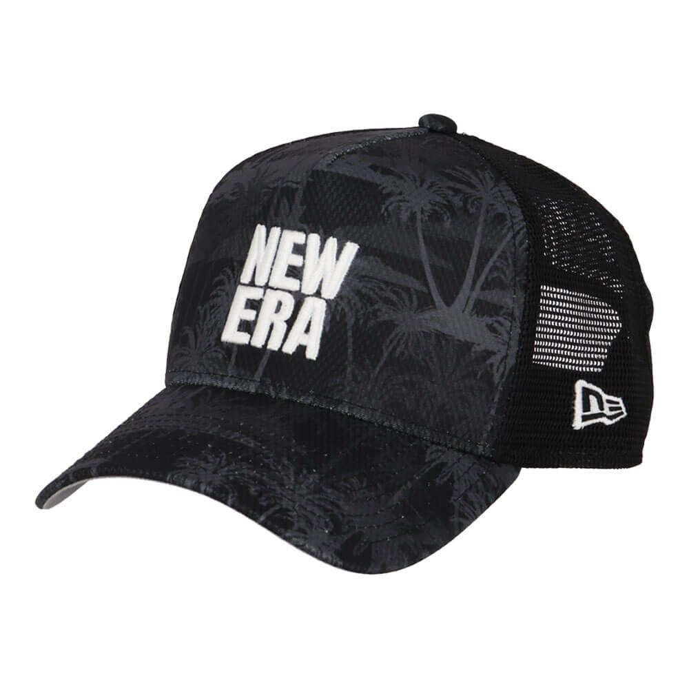 ニューエラ NEW ERA　キャップ 9FORTY A-Frame Palm Tree Camo スクエアニューエラ 14391354 ブラックカモ