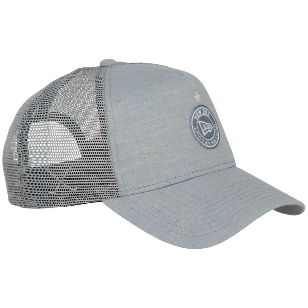 ニューエラ NEW ERA　キャップ 9FORTY A-Frame トラッカー Linen Dungaree 14391363 ブルー 詳細2