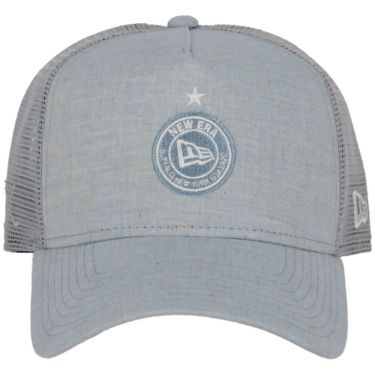 ニューエラ NEW ERA　キャップ 9FORTY A-Frame トラッカー Linen Dungaree 14391363 ブルー 詳細4