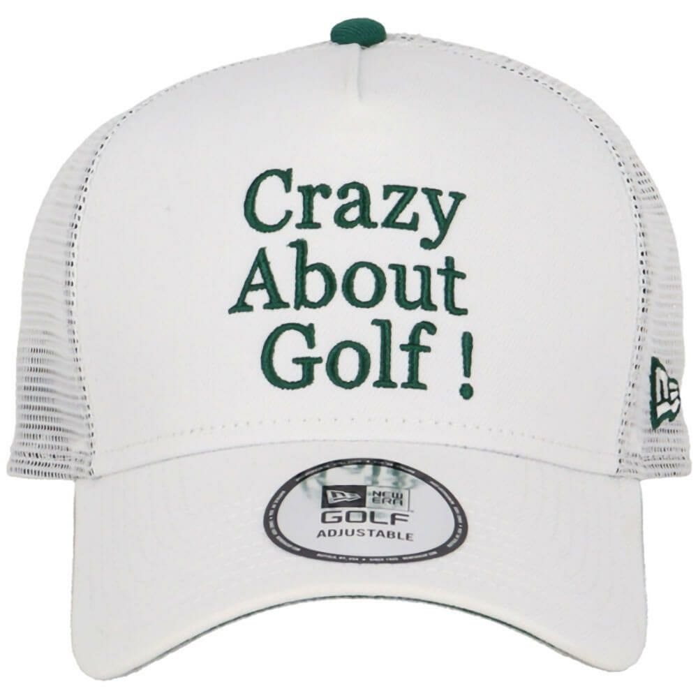 ニューエラ NEW ERA　キャップ 9FORTY A-Frame トラッカー Crazy About Golf 14391372 ホワイト 詳細3
