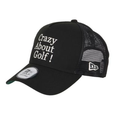 ニューエラ NEW ERA　キャップ 9FORTY A-Frame トラッカー Crazy About Golf 14391373 ブラック