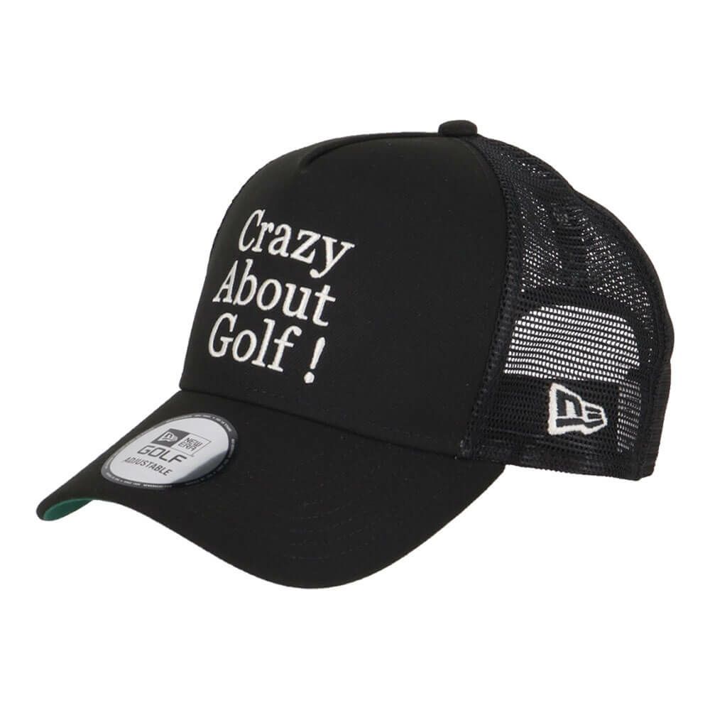 ニューエラ NEW ERA　キャップ 9FORTY A-Frame トラッカー Crazy About Golf 14391373 ブラック