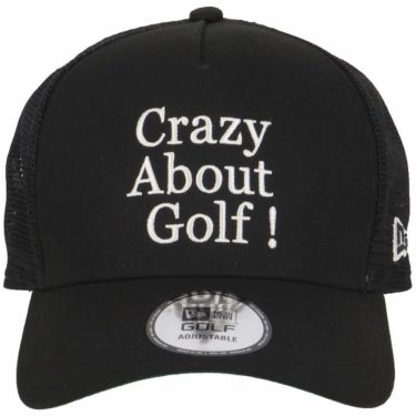 ニューエラ NEW ERA　キャップ 9FORTY A-Frame トラッカー Crazy About Golf 14391373 ブラック 詳細3