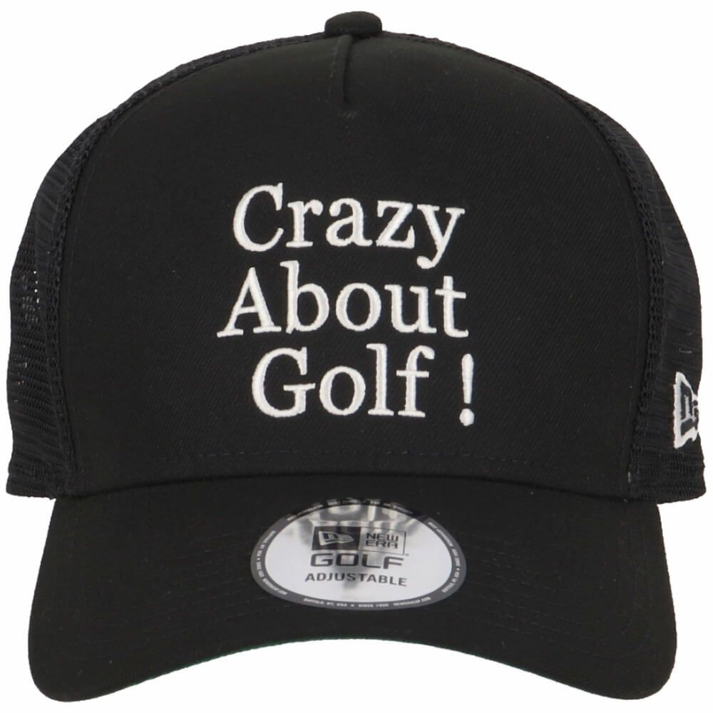 ニューエラ NEW ERA　キャップ 9FORTY A-Frame トラッカー Crazy About Golf 14391373 ブラック 詳細3
