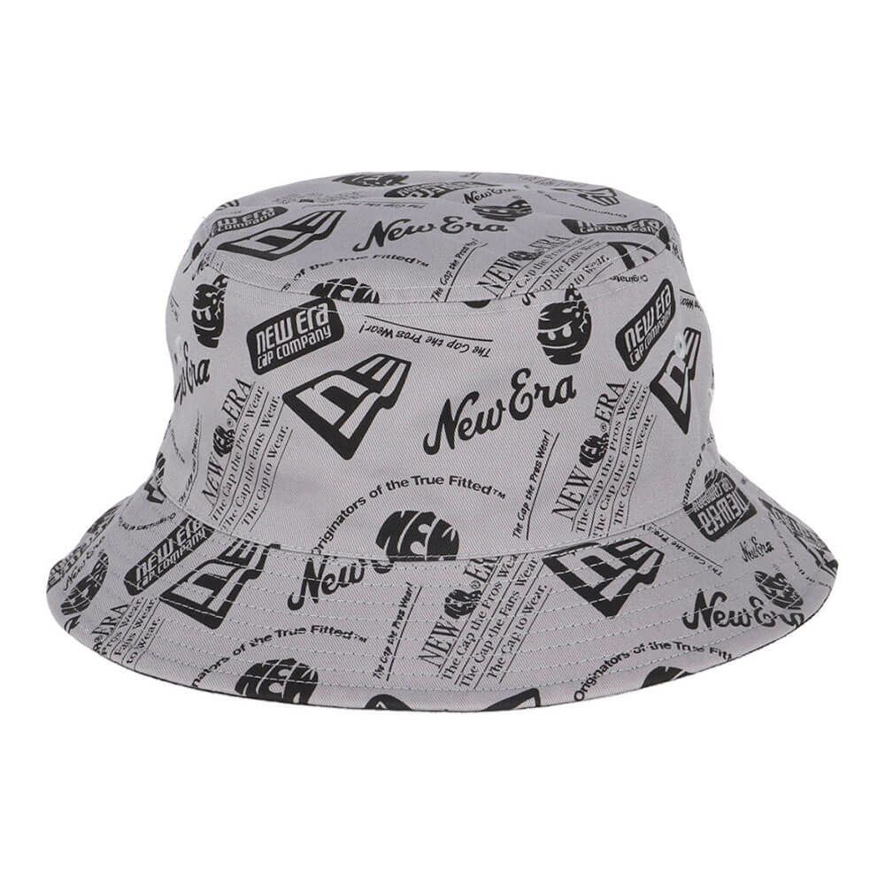 ニューエラ NEW ERA　リバーシブル ハット Monogram Pattern 14388498 ブラック/グレー
