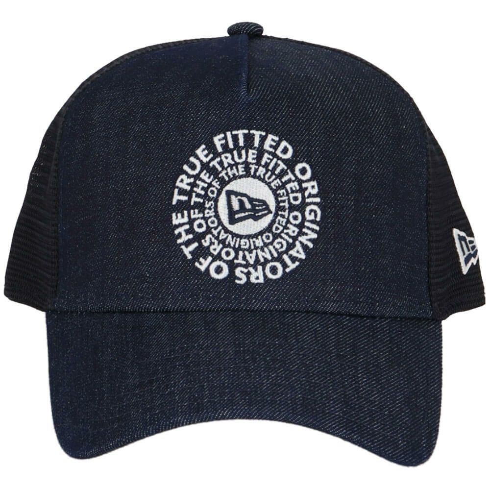 ニューエラ NEW ERA　キャップ 9FORTY A-Frame トラッカー Circle OOTTF 14388611 ネイビー 詳細3