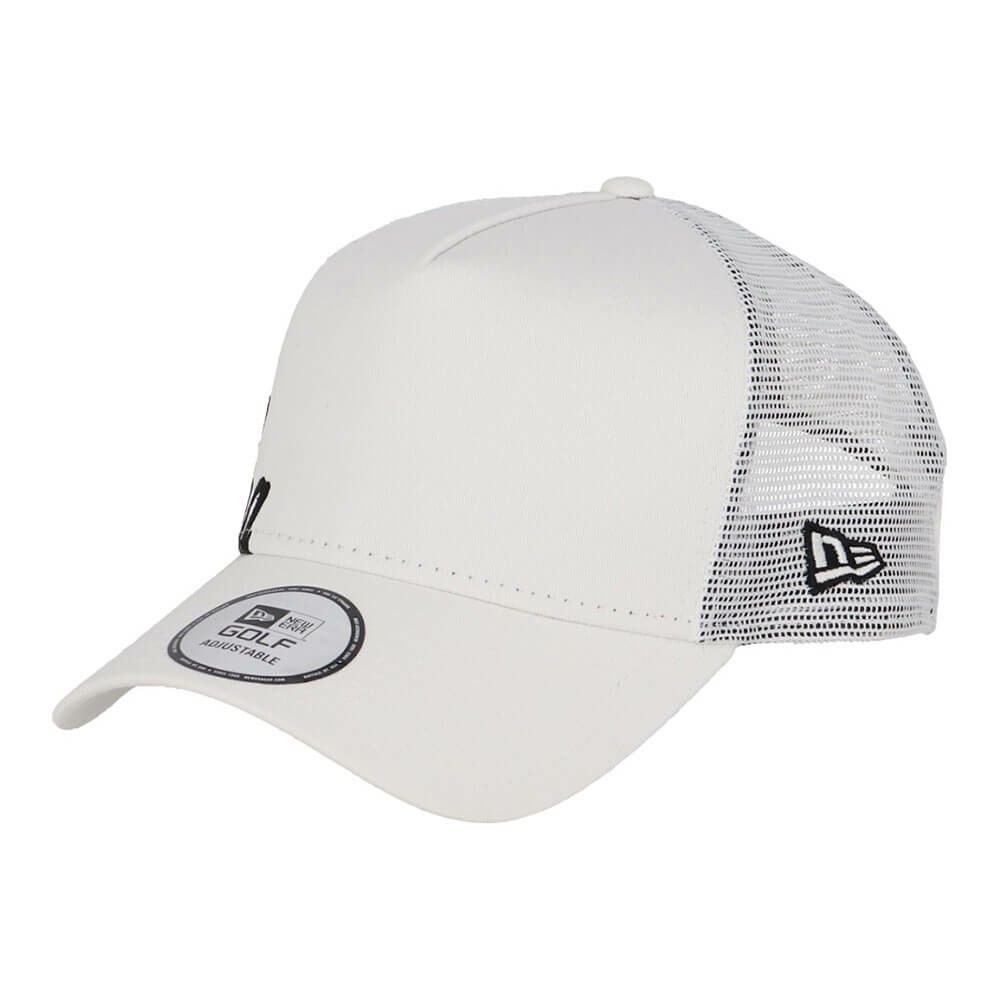 ニューエラ NEW ERA　キャップ 9FORTY A-Frame トラッカー Essential オールドロゴ 14391340 ホワイト 詳細2