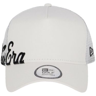 ニューエラ NEW ERA　キャップ 9FORTY A-Frame トラッカー Essential オールドロゴ 14391340 ホワイト 詳細4